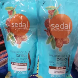 Juego de shampoo y acondicionador Saedal de Argán