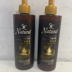 Juego de shampoo y acondicionador Oro Líquido 