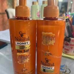 Juego de shampoo y crema de miel