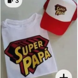 Juego personalizado degorra y pullover de Super Papá 
