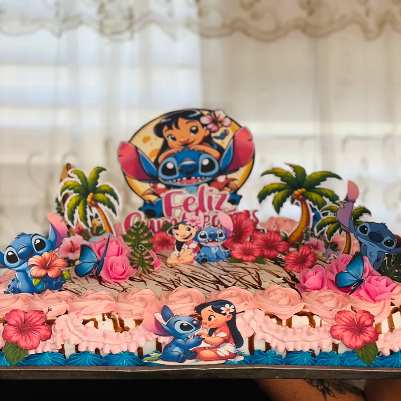 Kake 1 bandeja stich y lilo hawaiano