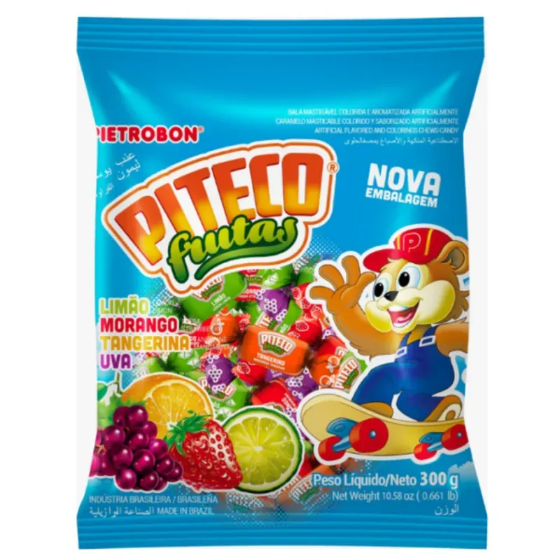 Paquete de caramelos Piteco Fruits