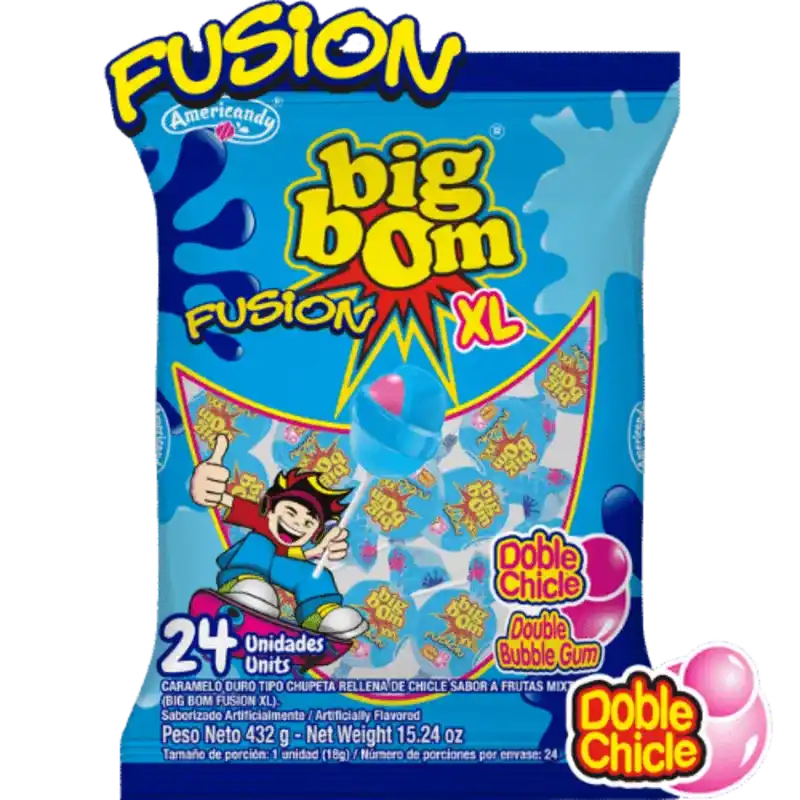 Paquete de chupa chupa Fusión 