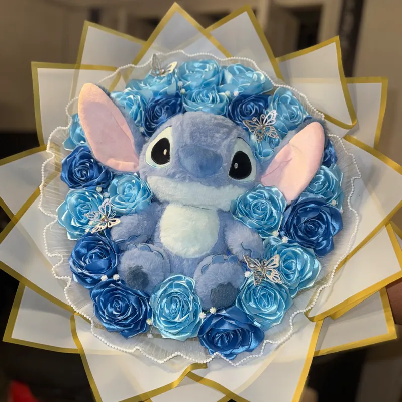 Ramo Buchón con peluche de Stitch grande