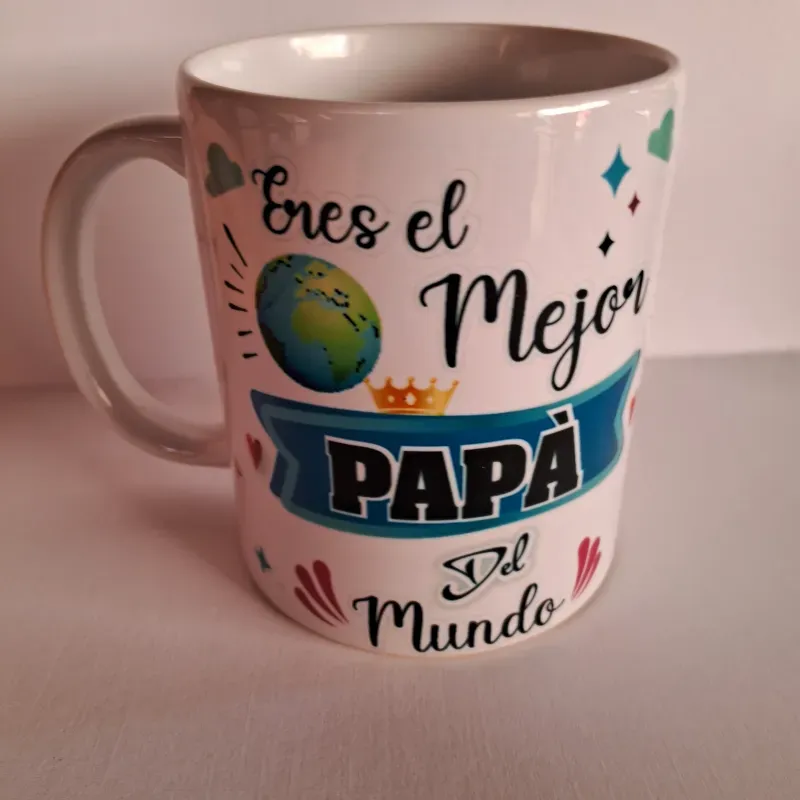 Taza personalizada "Eres el mejor papá del mundo"