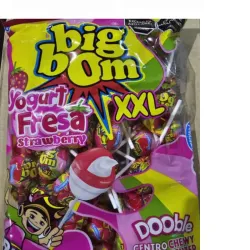 Chupa chupa fresas 🍓 xxl 48 und
