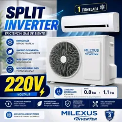 ESPLIT MILEXUS INVERTER 1 TONELADA 