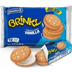 GALLETAS BRINKY SABOR VAINILLA 12 PAQUETES