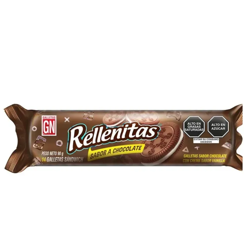 GALLETAS RELLENITAS DE CHOCOLATE 