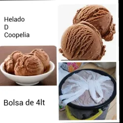 Helado de chocolate 4 litros 