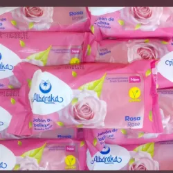 JABON DE BAÑO ROSA 100g ALBARAKA
