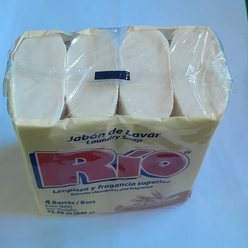 Jabón de lavar RIO 640 gm 4 unidades 