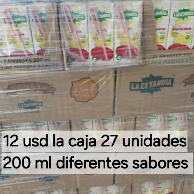 Jugo de diferentes sabores de 200 ml