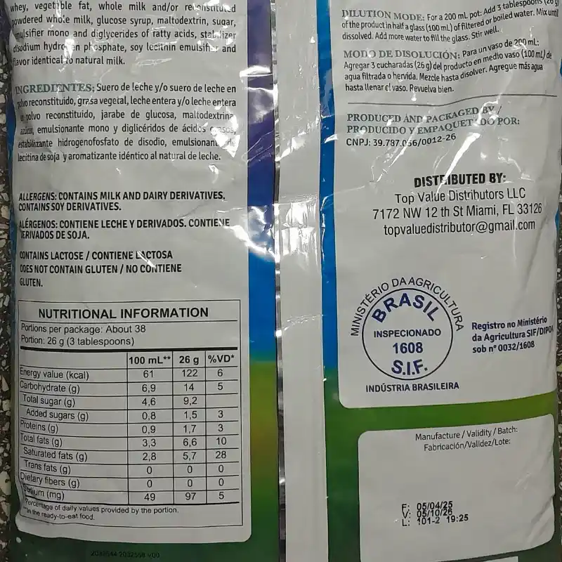 Leche en Polvo 1kg 