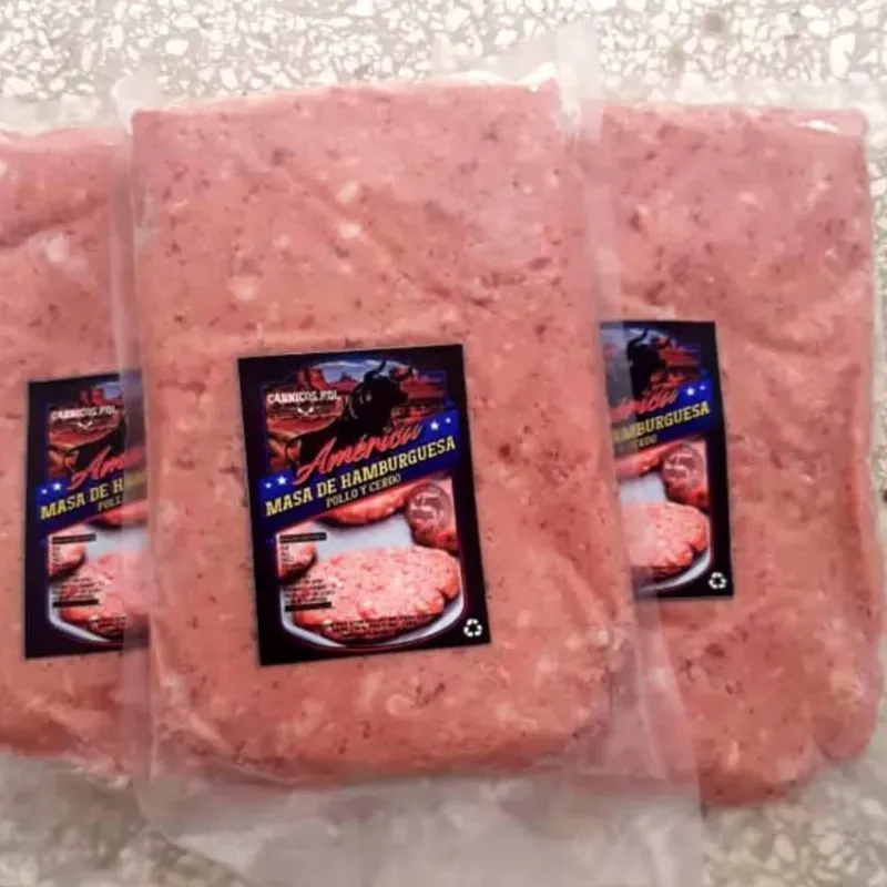 Masa de Amburguesa x paquete 1 