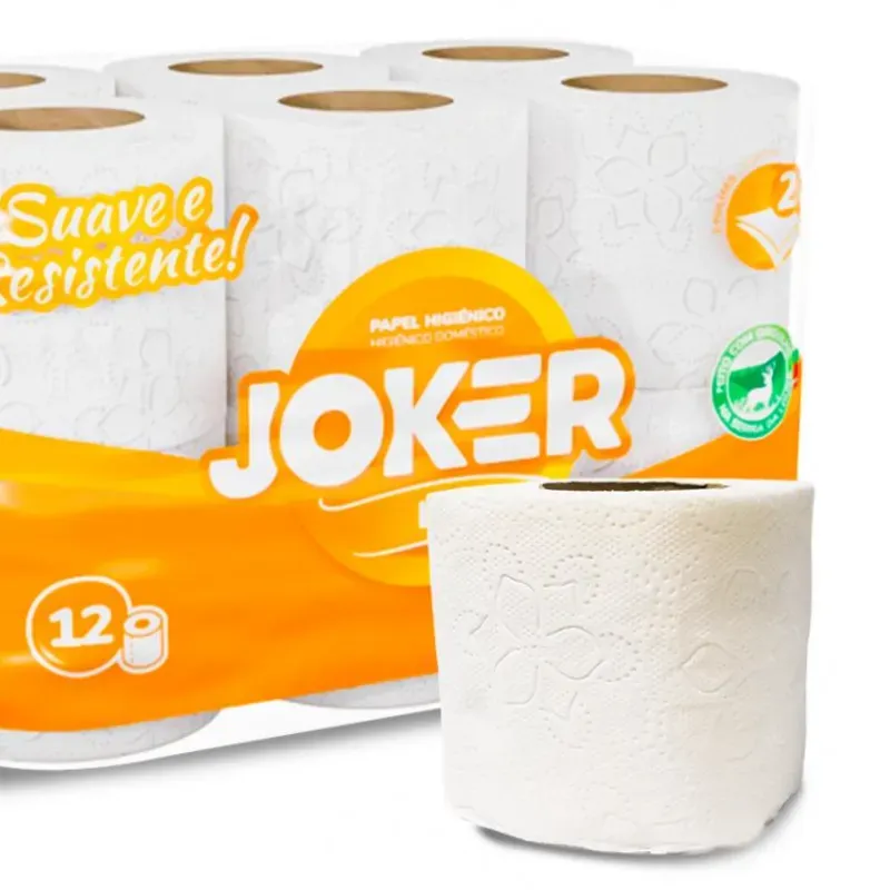 Papel Higiénico de doble hoja. 12 Rollos