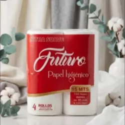 PAPEL HIGIÉNICO EXTRA SUAVE 4 ROLLOS