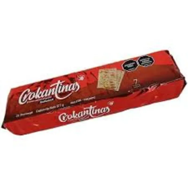 Paquete de galletas de soda Crokantinas