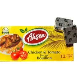 PASTILLA SABOR POLLO CON TOMATE 12 UND 