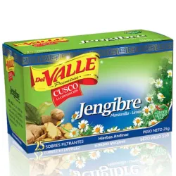 TE JENGIBRE 25 SOBRES FILTRANTES