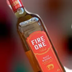 WHISKY FIRE ONE 1 LITRO ROJO