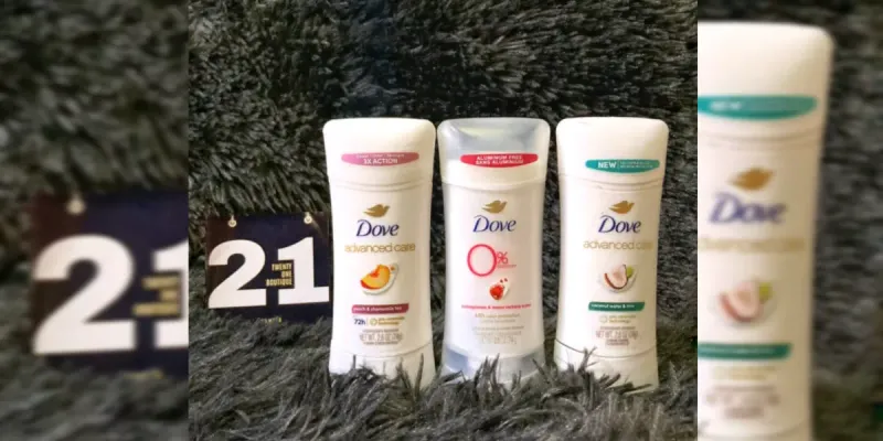 Desodorantes Dove en pasta 