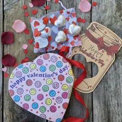 Cajas de chocolates forma corazón