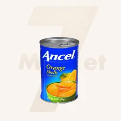 Cascos de naranja en almíbar