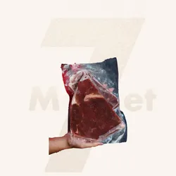 Charola de carne de res