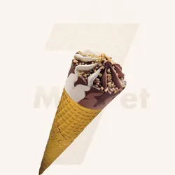 Cono panna y cacao 