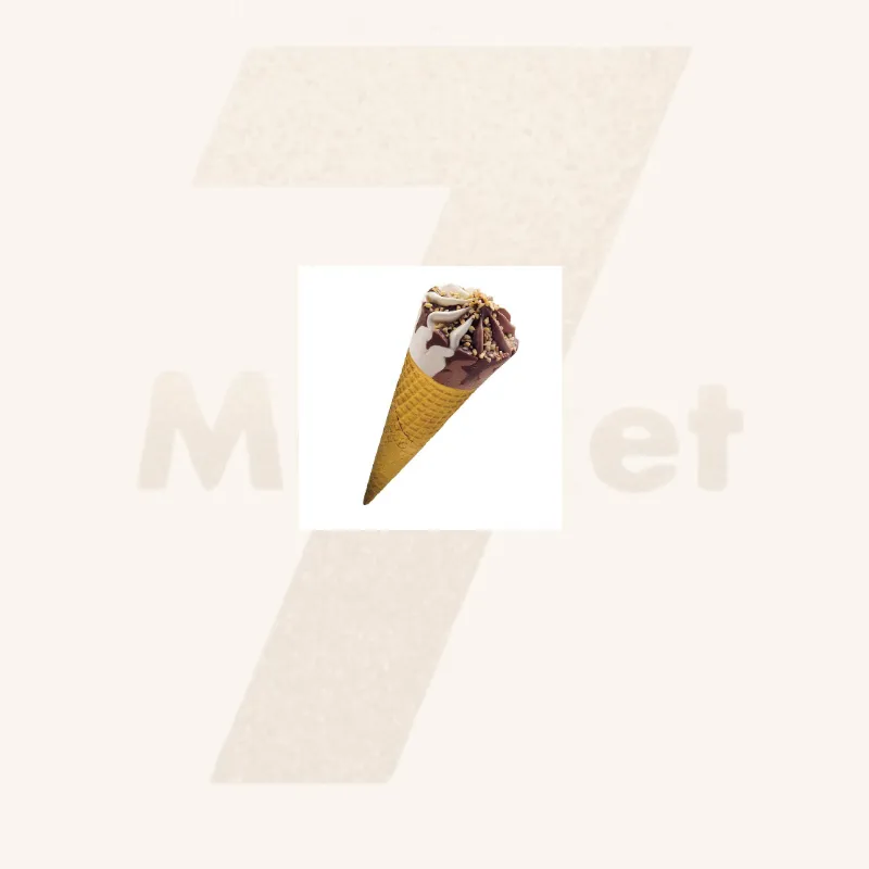 Cono panna y cacao 