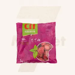 Paquete de fresas congeladas