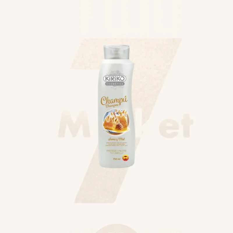 Shampoo de Avena y Miel Kiriko 750 ml 