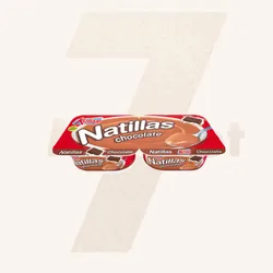 Vasito de Natilla de chocolate