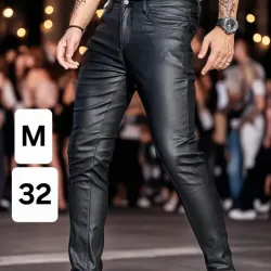 Pantalón negro de hombre