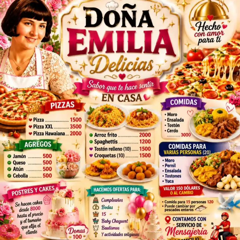 🍕 Doña Emilia Delicias: