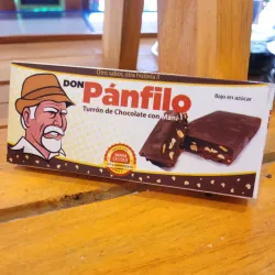 Turró de chocolate con maní Don Pánfilo