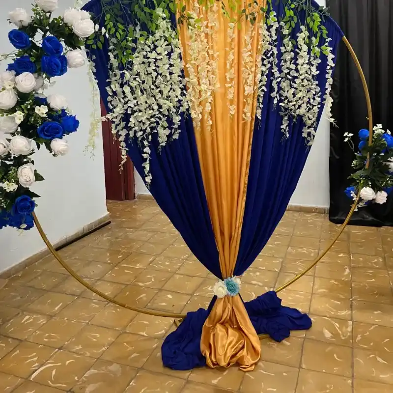 Decoración con flores 