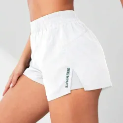 Short blanco con licra