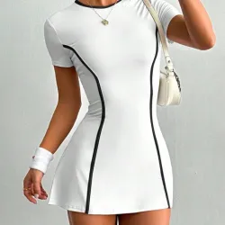 Vestido blanco con short