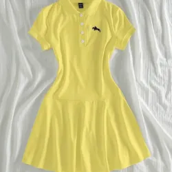 Vestidos polo amarillo