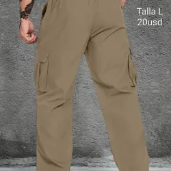 Pantalones Cargo Verdes para Hombre 