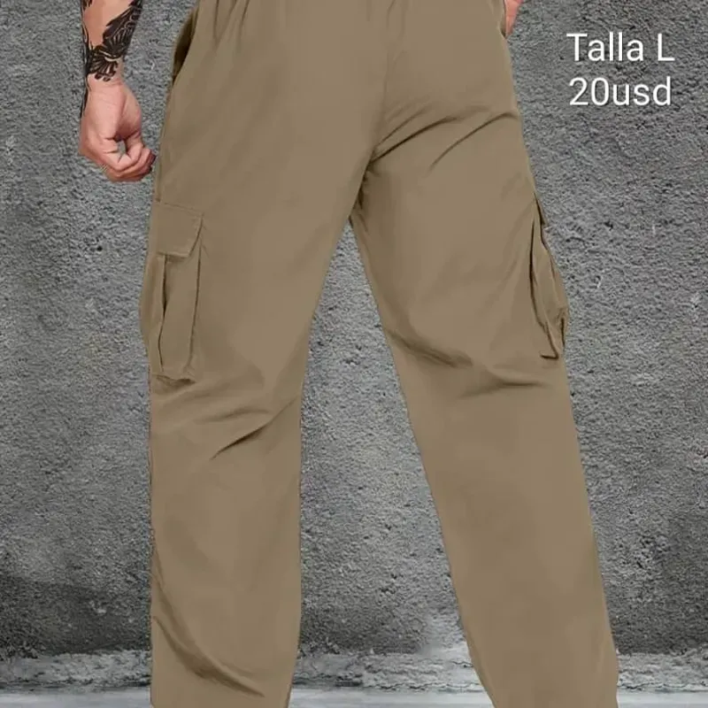 Pantalones Cargo Verdes para Hombre 