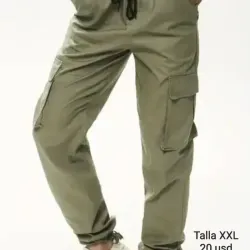 Pantalones Cargo Verdes para Hombre 