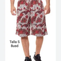 Shorts con Estampado de Flores 