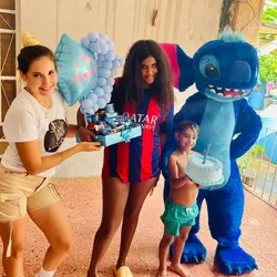 Cesta de confituras y la participación de stich