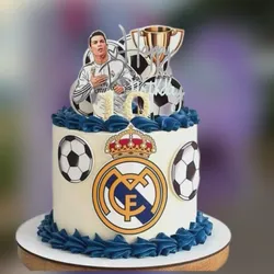 Pastel con temática de cristiano Ronaldo