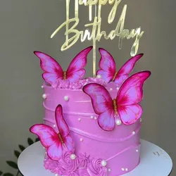 Pastel de mariposas