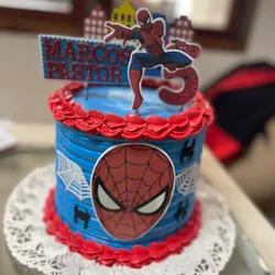 Pastel de Spiderman