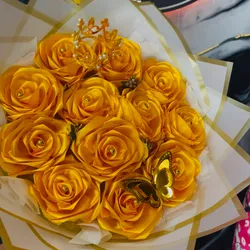Ramo de rosas amarillo
